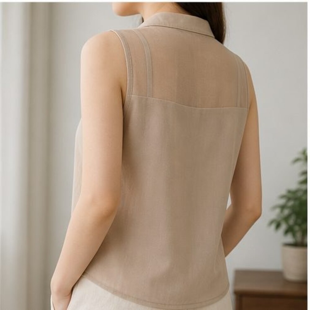 Sand Ruffle Blouse - Picture 3 of 6